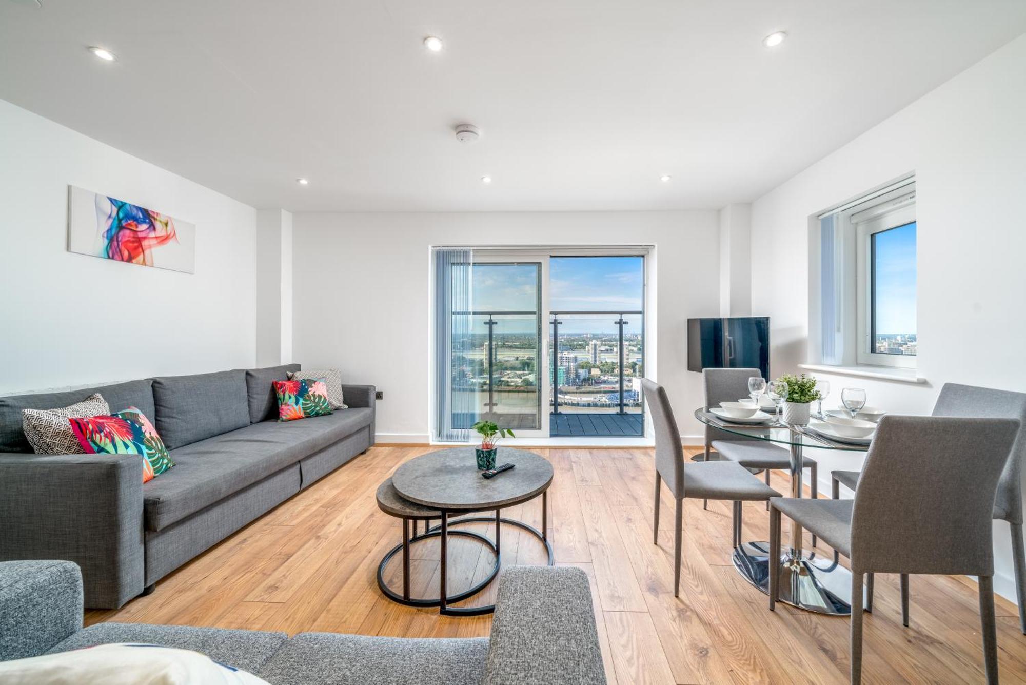 Skyvillion - London River Thames Top Floor Apartments By Woolwich Ferry, Mins To London Excel, O2 Arena , London City Airport With Parking Zewnętrze zdjęcie