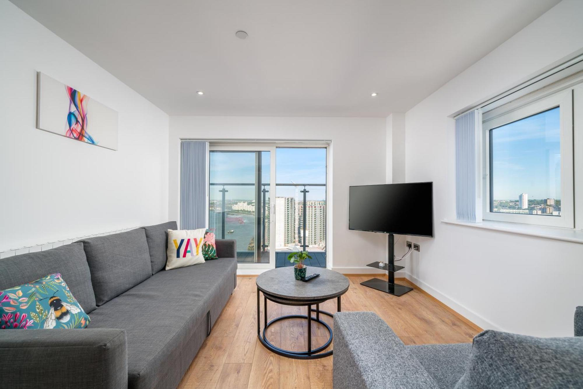 Skyvillion - London River Thames Top Floor Apartments By Woolwich Ferry, Mins To London Excel, O2 Arena , London City Airport With Parking Zewnętrze zdjęcie